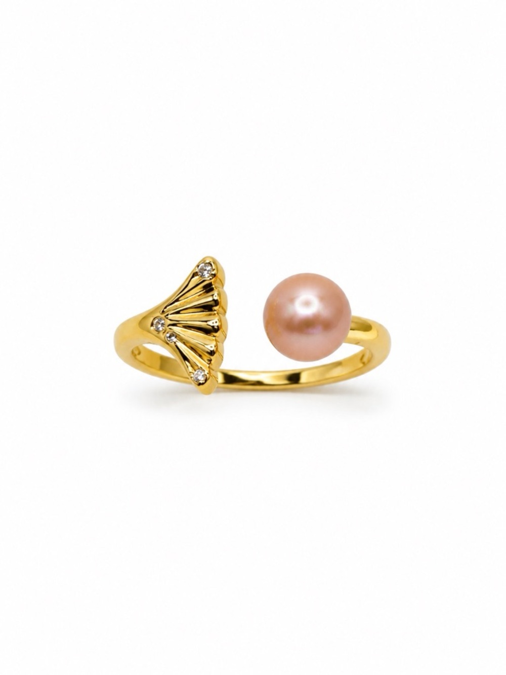 Freshwater Pearl Mermaid Tail Ring